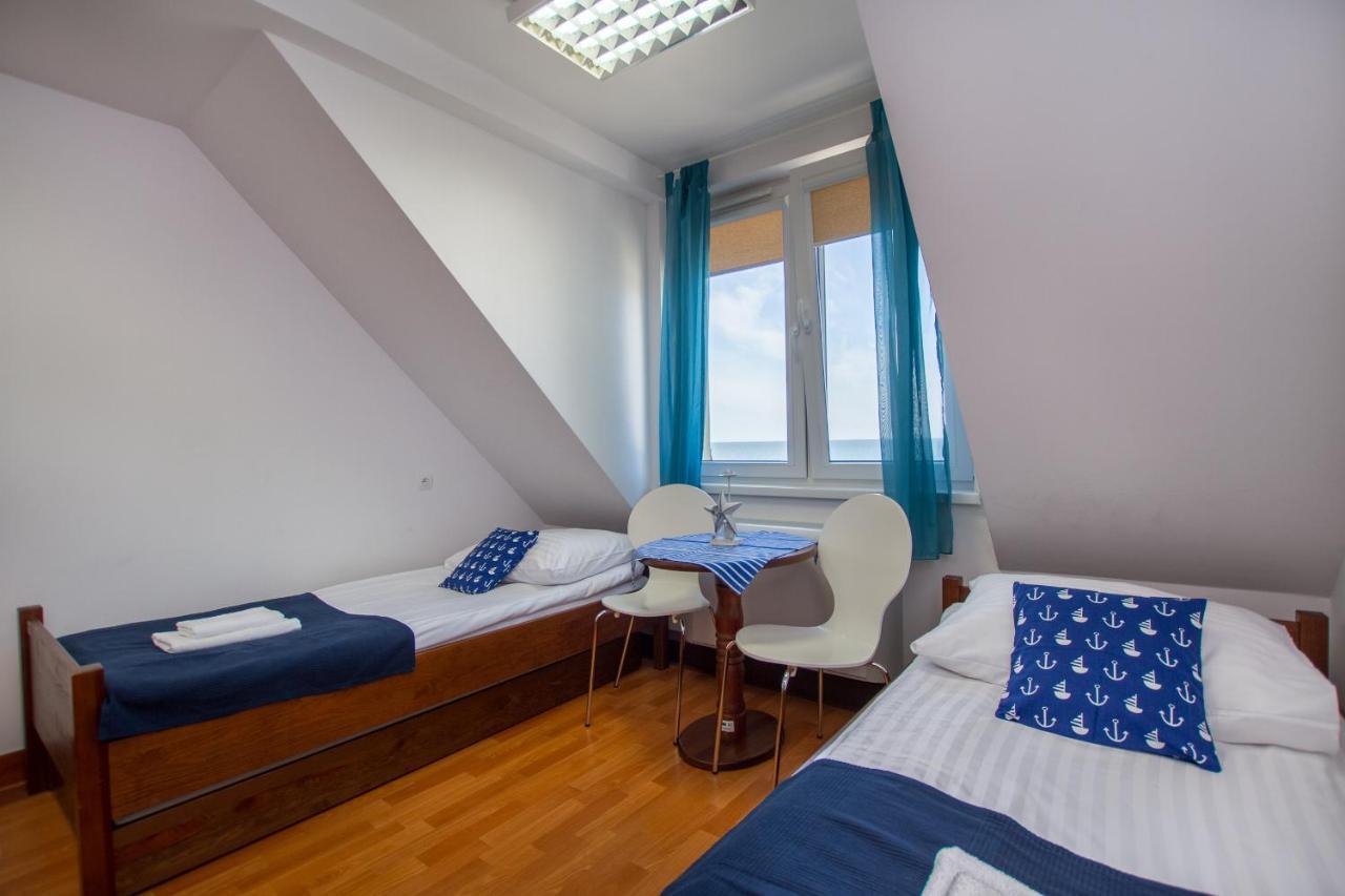 Dalba Pokoje Przy Samej Plazy Krynica Morska Exteriér fotografie